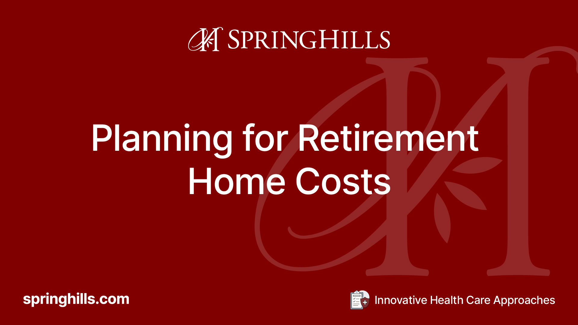 How Much are Retirement Homes?